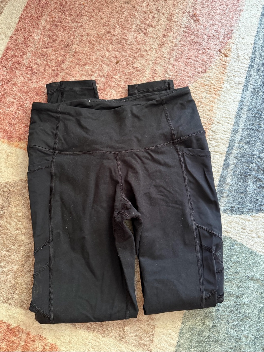Black Performance Leggings with Side Pockets
